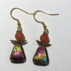 Smukke gule øreringe