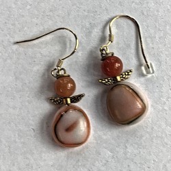 Mørk lilla Stenbuk smykke