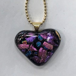 Hjerte i lilla toner