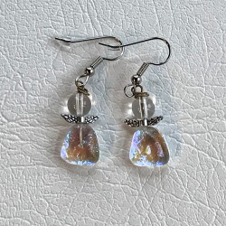 Blå hjerteengel med apatit sten