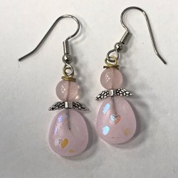 Lyserøde hjerter med rosakvarts