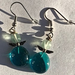 Blå-grønne engle med jade