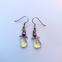 Skinnende perleengle