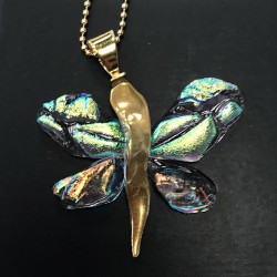 Dragonfly - guldsmed i glas