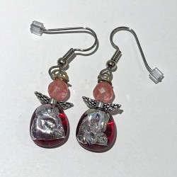 Agat perler øreringe