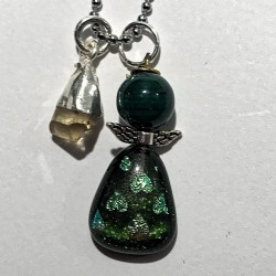 Malakit og citrin engel